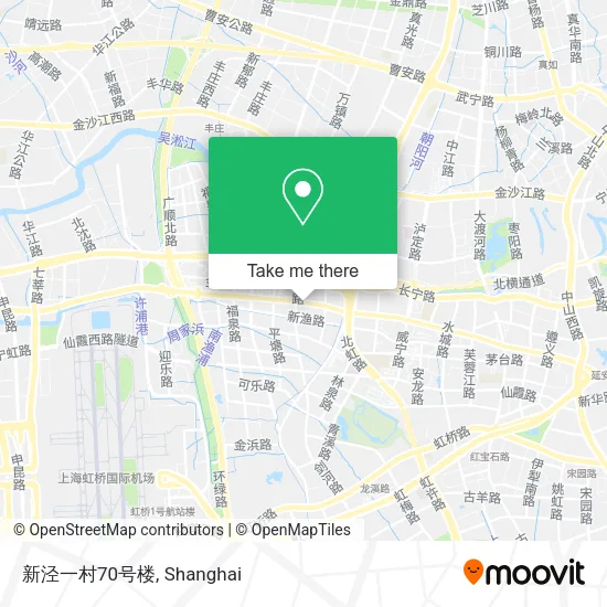新泾一村70号楼 map