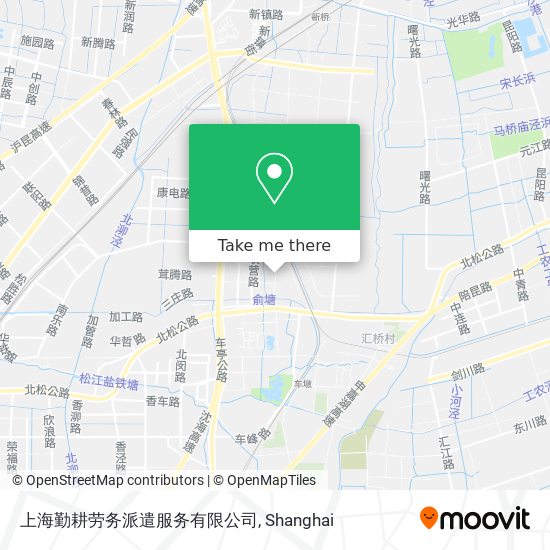 上海勤耕劳务派遣服务有限公司 map