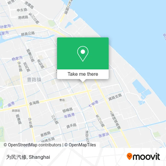 为民汽修 map