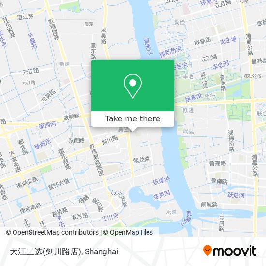 大江上选(剑川路店) map