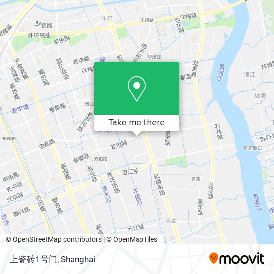 上瓷砖1号门 map