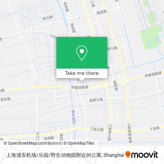 上海浦东机场/乐园/野生动物园附近的公寓 map
