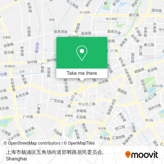 上海市杨浦区五角场街道邯郸路居民委员会 map