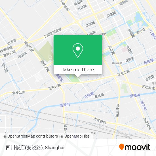 四川饭店(安晓路) map