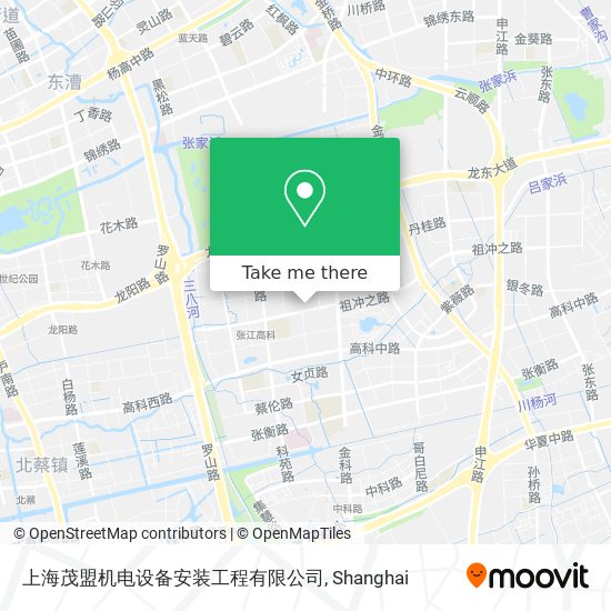 上海茂盟机电设备安装工程有限公司 map