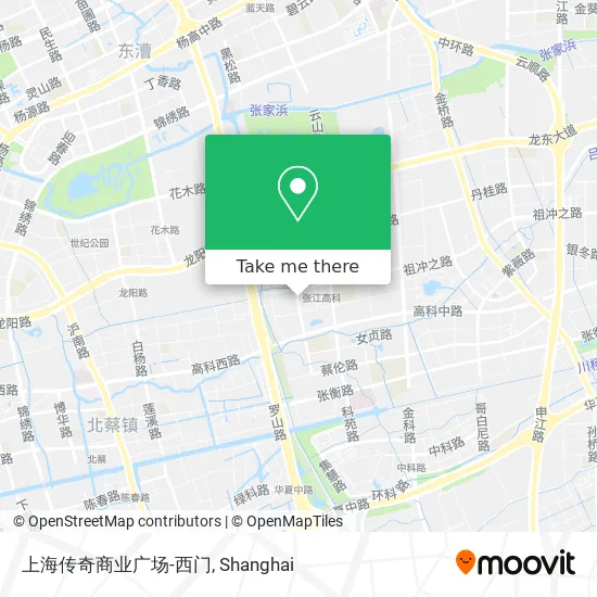 上海传奇商业广场-西门 map