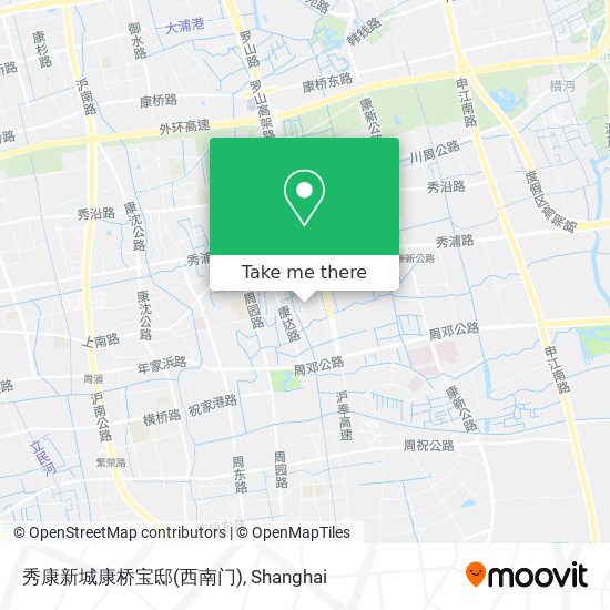 秀康新城康桥宝邸(西南门) map
