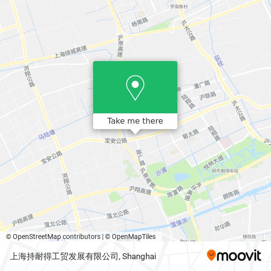 上海持耐得工贸发展有限公司 map