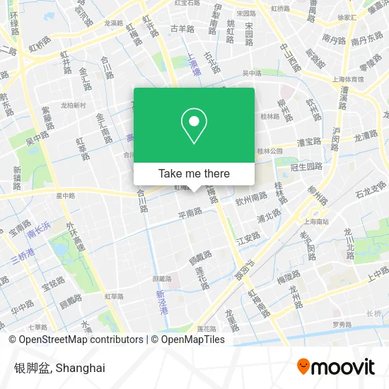 银脚盆 map