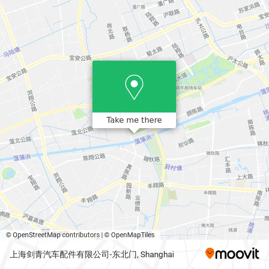 上海剑青汽车配件有限公司-东北门 map