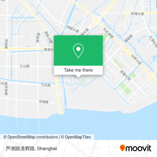 芦潮路港辉路 map