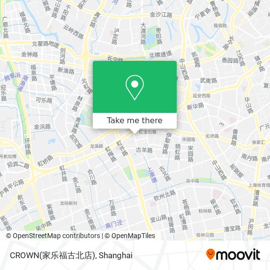 CROWN(家乐福古北店) map