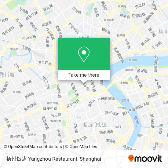 扬州饭店  Yangzhou Restaurant map