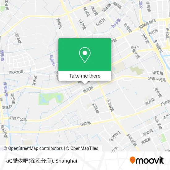 aQ酷依吧(徐泾分店) map