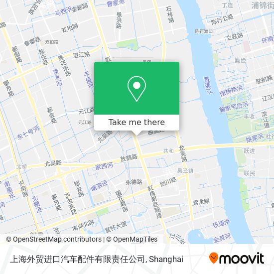 上海外贸进口汽车配件有限责任公司 map