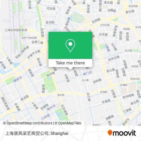 上海唐风采艺商贸公司 map