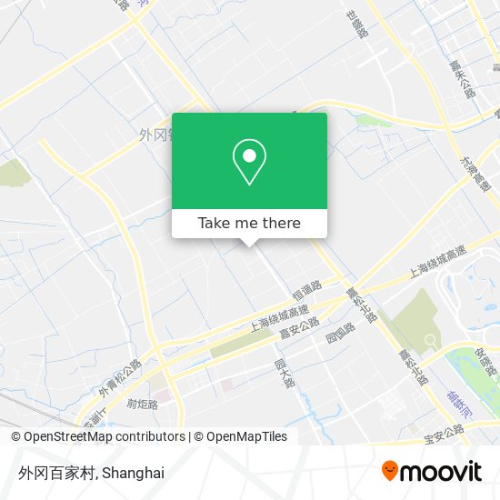 外冈百家村 map