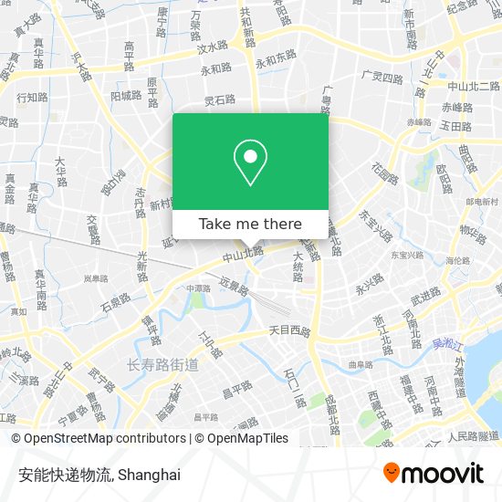 安能快递物流 map
