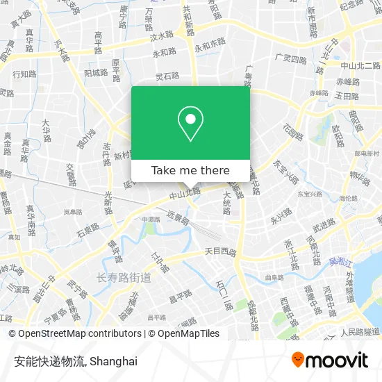 安能快递物流 map