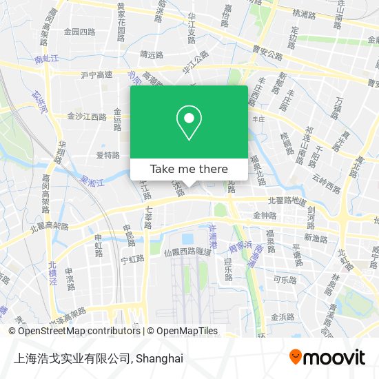 上海浩戈实业有限公司 map