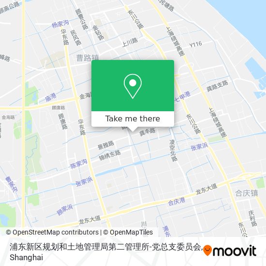 浦东新区规划和土地管理局第二管理所-党总支委员会 map