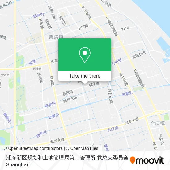 浦东新区规划和土地管理局第二管理所-党总支委员会 map