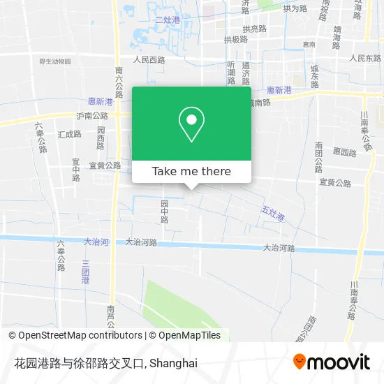 花园港路与徐邵路交叉口 map