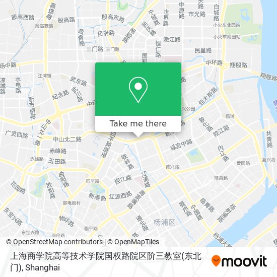 上海商学院高等技术学院国权路院区阶三教室(东北门) map