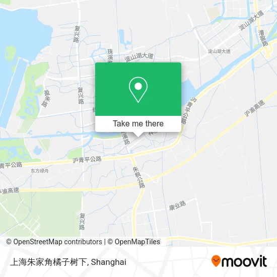 上海朱家角橘子树下 map