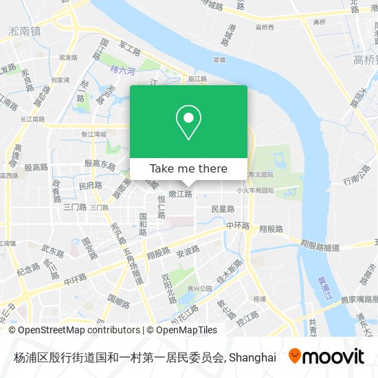 杨浦区殷行街道国和一村第一居民委员会 map