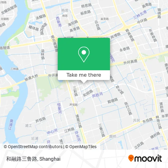 和融路三鲁路 map