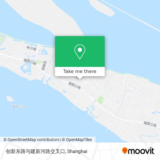 创新东路与建新河路交叉口 map