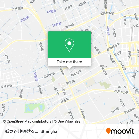 蟠龙路地铁站-3口 map