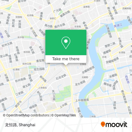 龙恒路 map