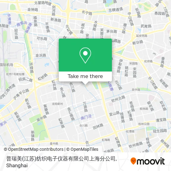 普瑞美(江苏)纺织电子仪器有限公司上海分公司 map