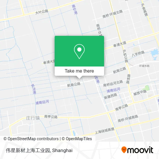 伟星新材上海工业园 map