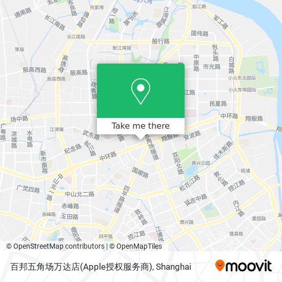 百邦五角场万达店(Apple授权服务商) map