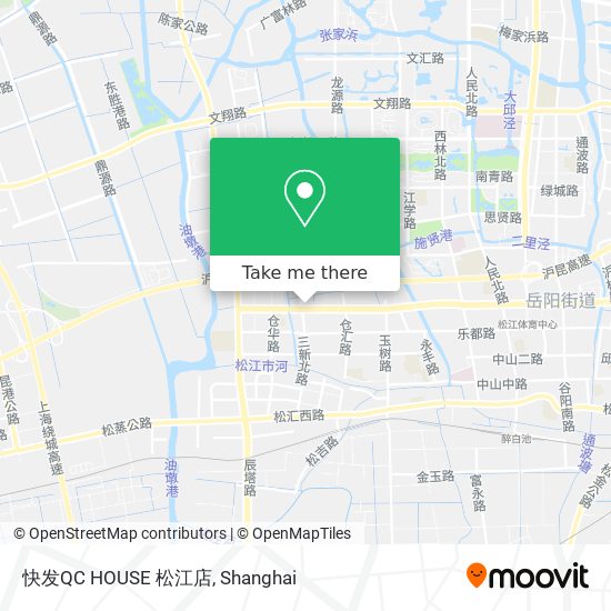 快发QC HOUSE 松江店 map