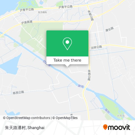 朱天路潘村 map