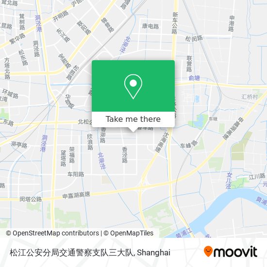 松江公安分局交通警察支队三大队 map
