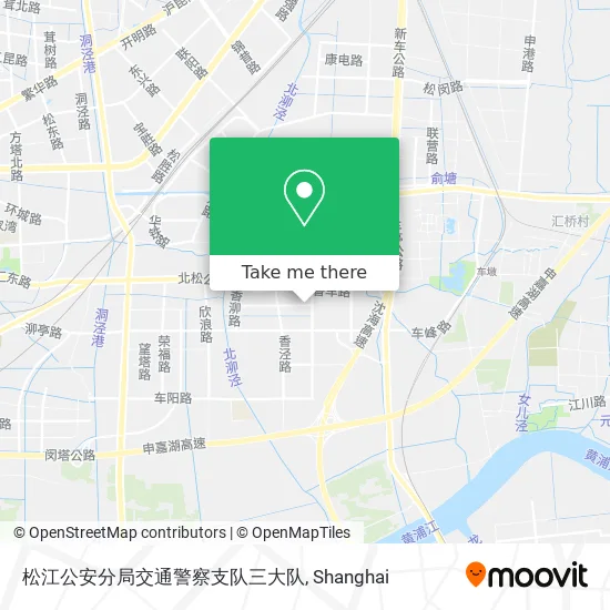 松江公安分局交通警察支队三大队 map