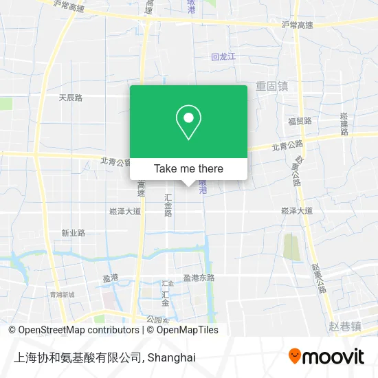 上海协和氨基酸有限公司 map
