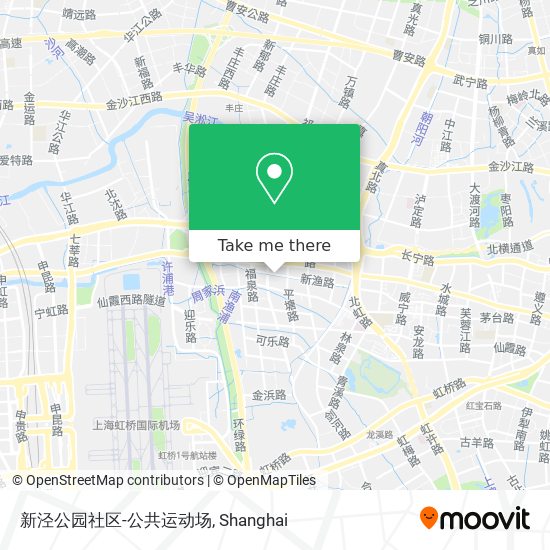 新泾公园社区-公共运动场 map