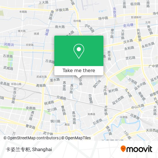 卡姿兰专柜 map