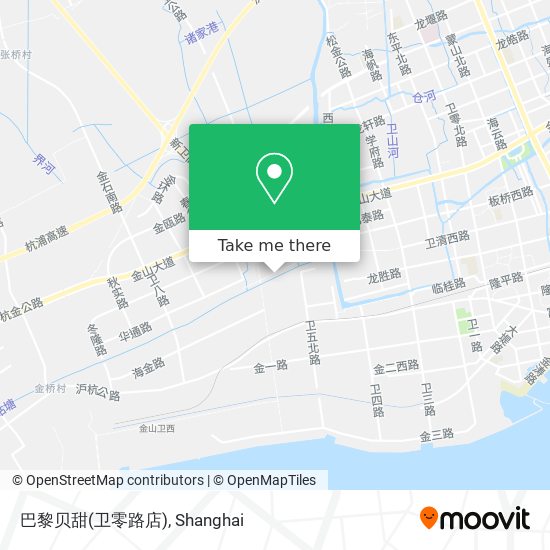 巴黎贝甜(卫零路店) map