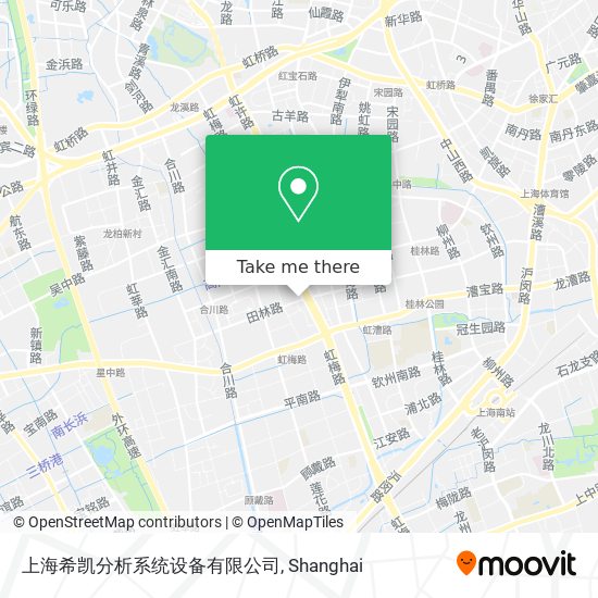 上海希凯分析系统设备有限公司 map