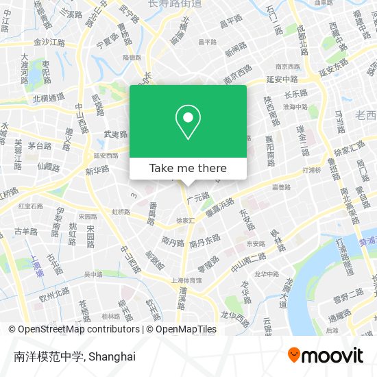 南洋模范中学 map