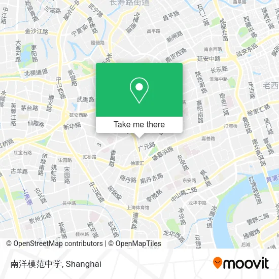 南洋模范中学 map