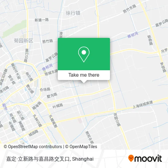 嘉定·立新路与嘉昌路交叉口 map