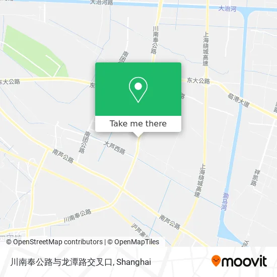川南奉公路与龙潭路交叉口 map